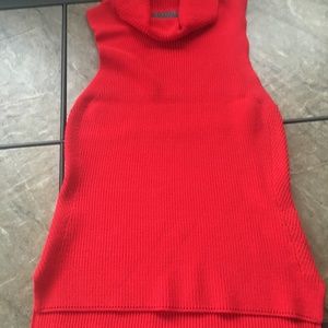 Sleeveless Turtleneck Sweater